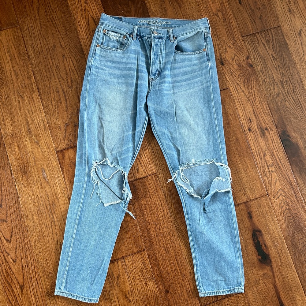 American Eagle 6R Denim Light Wash Jeans Pants AEM120605U9A